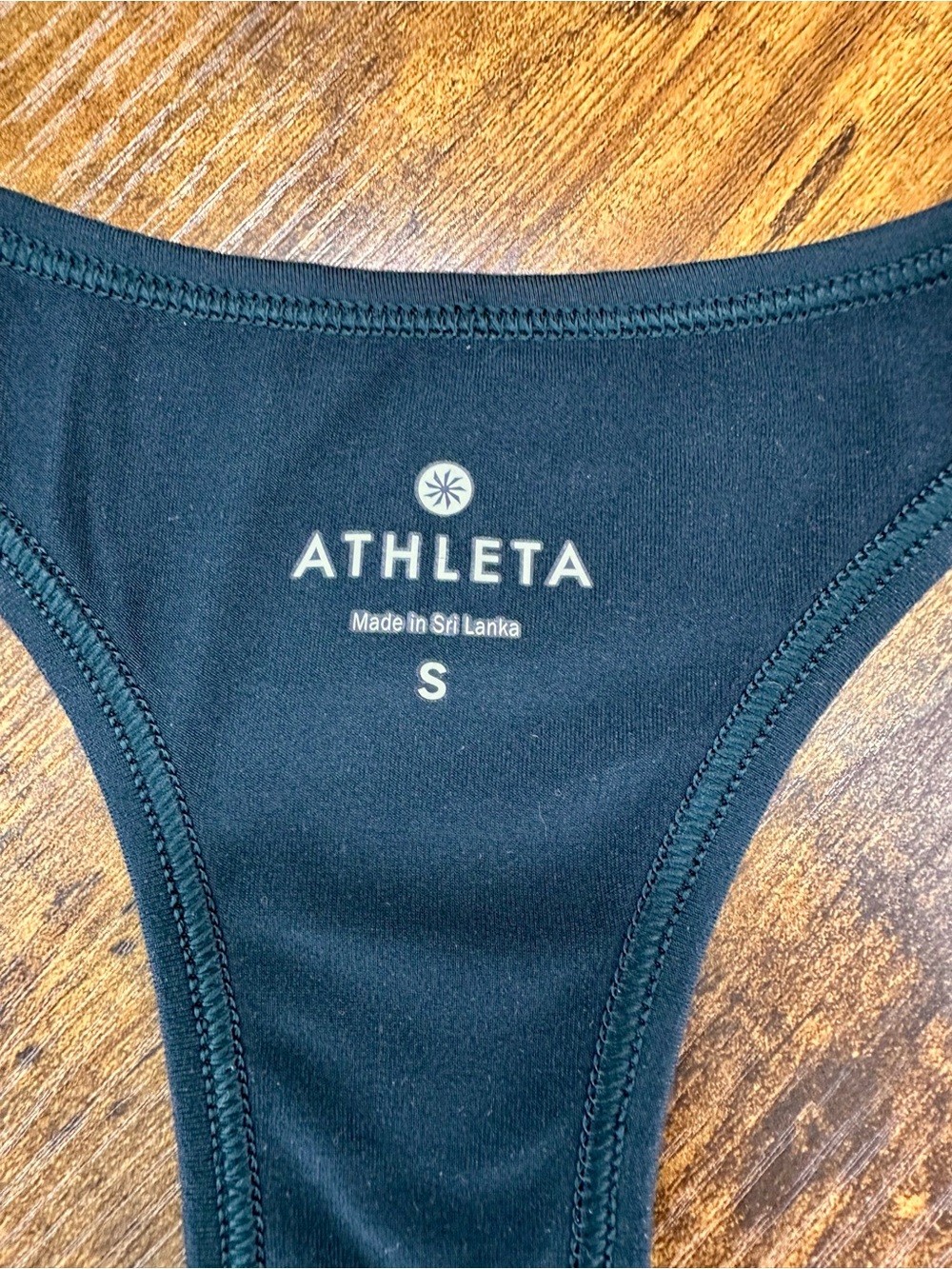 Athleta Chi Unstinkable Lightweight Scoop Racerback Tank Top, Dark Teal, Small - Picture 6 of 11